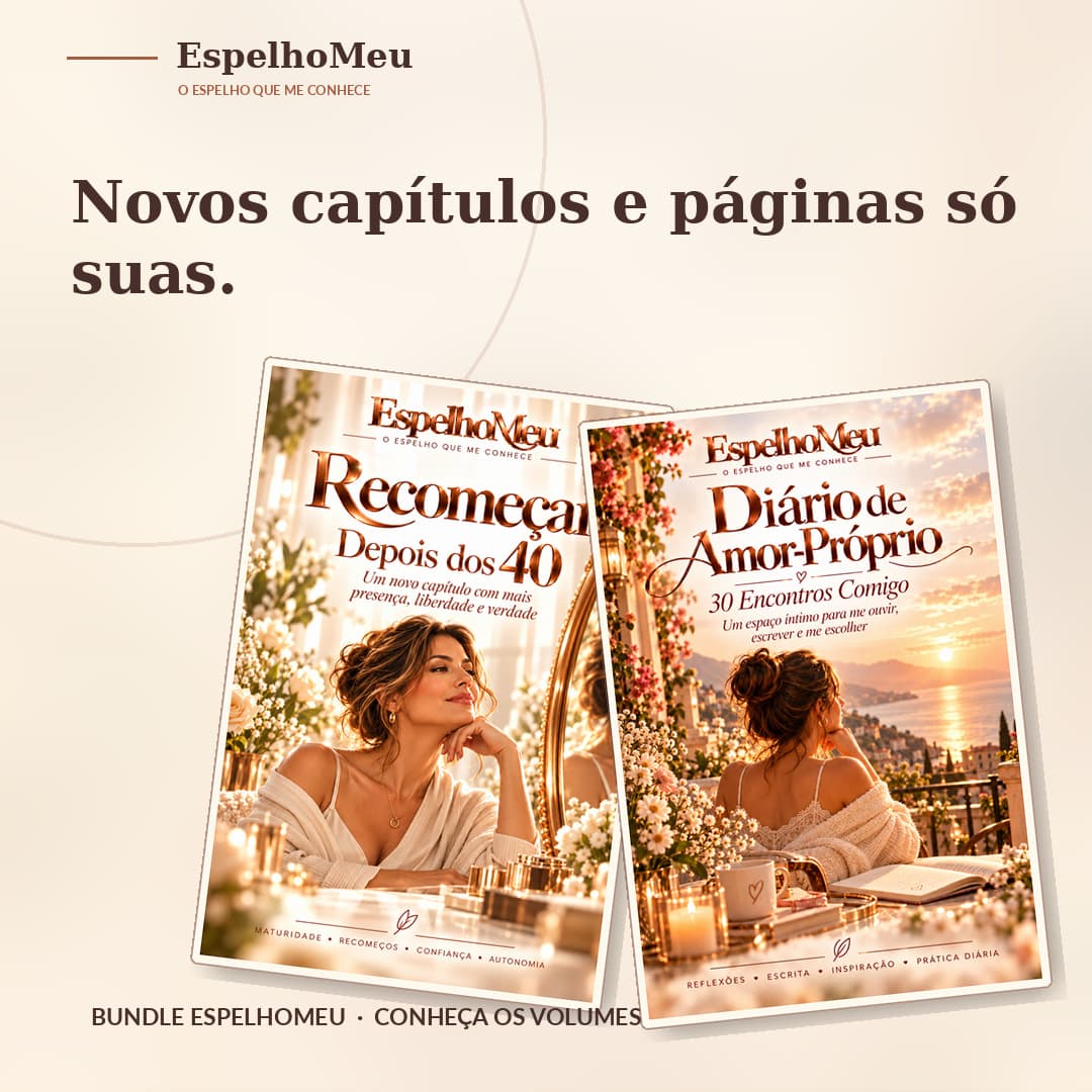 Composição ilustrada dos volumes de Voltar a Mim