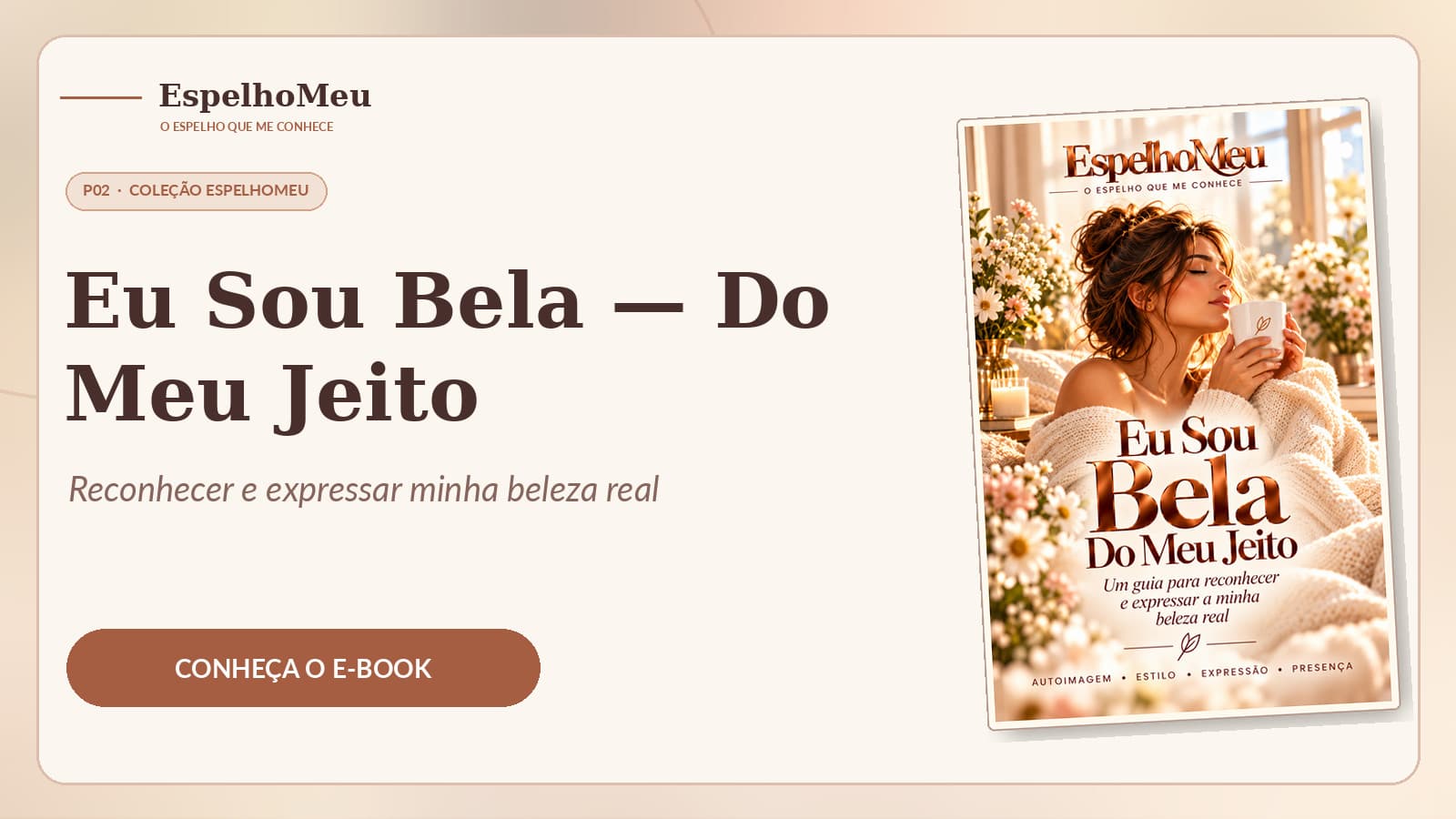 Apresentação ilustrada de Eu Sou Bela — Do Meu Jeito